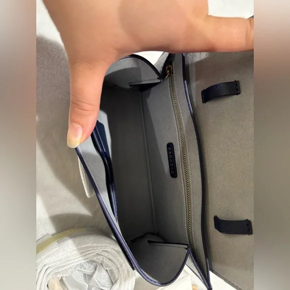 Senreve Navy Blue Aria Belt Bag - Picture 3 of 6